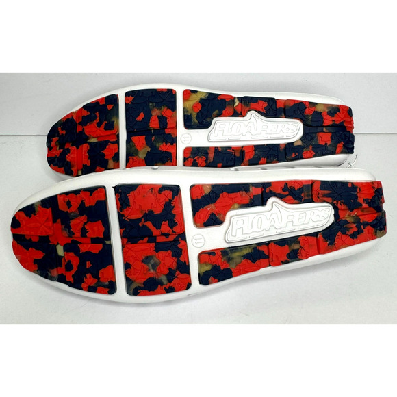 Floafers Country Club Mens Size 11 White Casual Walking Slip On Loafer Shoes NEW